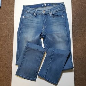 7 For All Mankind Modern Straight Jeans Size 27